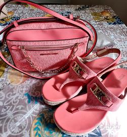 sandali e borsa 