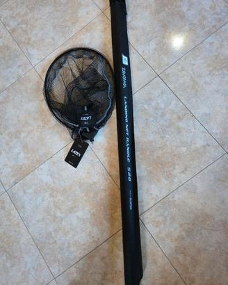 Daiwa guadino landing net 5.20 + testa Daiwa NUOVI