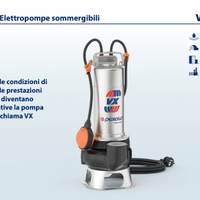 Pedrollo Vortex VXm10/35-N pompa ad immersione