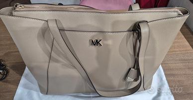 Mk michael kors borsa beige grande