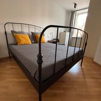 Letto matrimoniale ferro battuto ikea