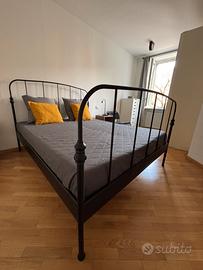 Letto matrimoniale ferro battuto ikea