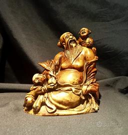 Scultura Budda sorridente