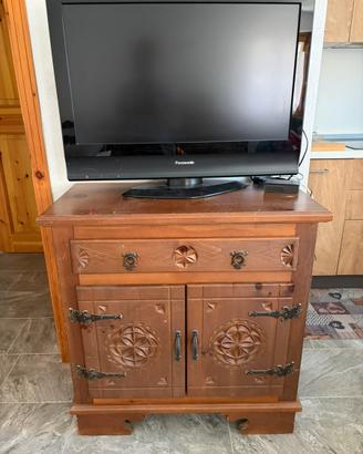 Mobile tv ingresso in legno