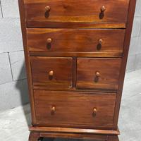 Caseettiera etnica in legno