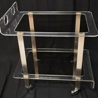 Carrello portavivande vintage – Da bar, Plexiglass