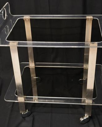 Carrello portavivande vintage – Da bar, Plexiglass