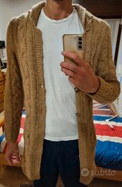Cardigan lungo in maglia a trecce - IMPERIAL