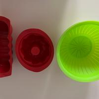 Tupperware stampi in silicone e contenitore