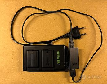 Kit batterie NP-FW50 + caricatore Sony