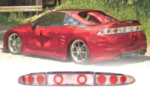 FANALI MITSUBISHI ECLIPSE 95 LOOK LEXUS CROMATO
