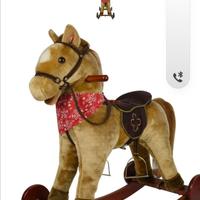 Cavallo dondolo e con ruote