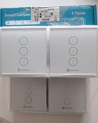 4X INTERRUTTORI TAPPARELLA ETERSKY