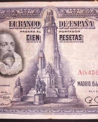Spagna-100 pesetas(15/08/1928)