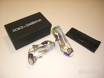 Dolce & Gabbana / scarpe / donna / pelle / fiori