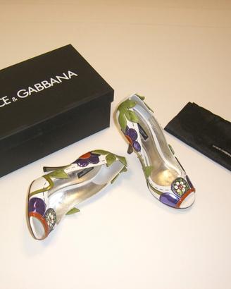 Dolce & Gabbana / scarpe / donna / pelle / fiori