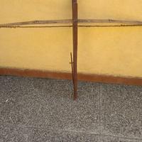 Balestra vintage anni 70 in legno cm 100