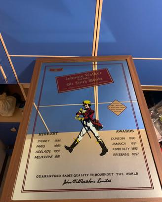 Specchio johnny walker