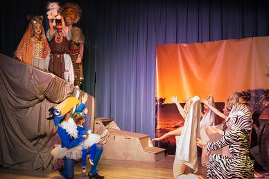 Scenografia per musical Re Leone