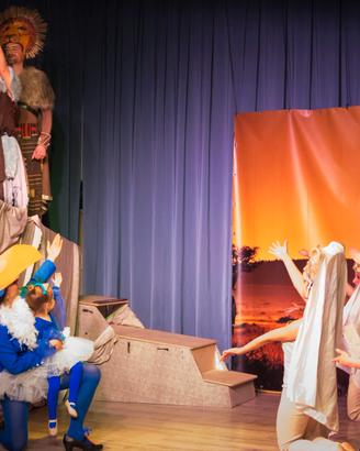Scenografia per musical Re Leone