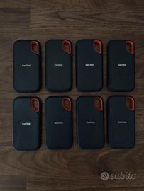 8x SanDisk Extreme Portable SSD 2TB
