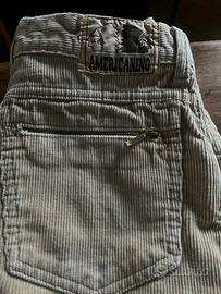 AMERICANINO. pantalone velluto anni 80
