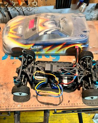 Modello RC 1:10 doppia carrozzeria batteria nuova