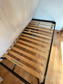 Base letto e materasso baldiflex 120x190