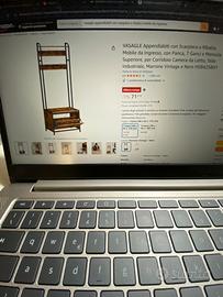 Vasagle appendiabiti e scaffale da cucina