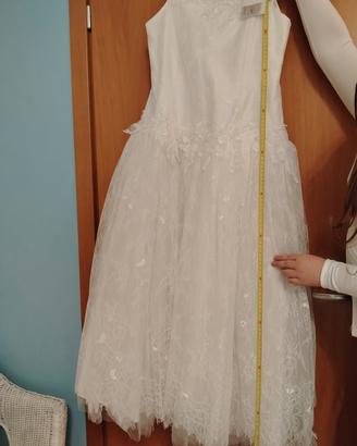 Abito Comunione bambina, taglia 8 anni, nuovo