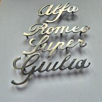 Scritta Alfa Romeo Giulia super 1.3\1.6