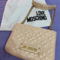 Borsa moschino rosa cipria