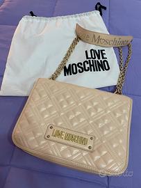 Borsa moschino rosa cipria