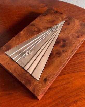 Scatola Ottaviani radica e argento per penne