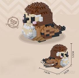 Gioco Costruzioni Brick CIVETTA 263 Pezzi🦉