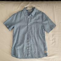 Camicia ragazzo maniche corte misto lino