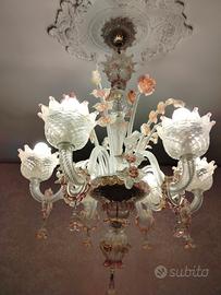 Lampadario di murano 