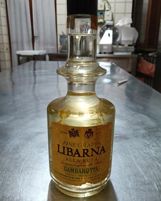 bottiglia grappa libarna da collezione 