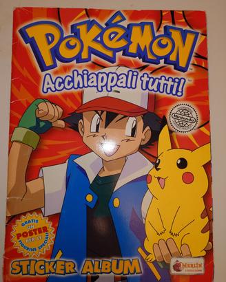 album figurine pokemon acchiappali tutti Merlin
