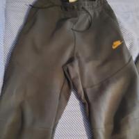 pantaloni tech nera e oro 