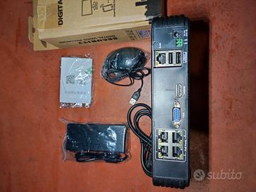 DVR/NVR videosorveglianza con PoE – 4 canali –