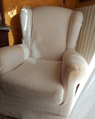 poltrona bergère avorio 