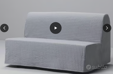 LYCKSELE LÖVÅS Ikea Divano letto a 2 posti