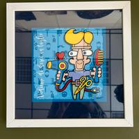 Serigrafia “vediamo di darci un taglio” Roncará