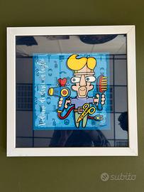 Serigrafia “vediamo di darci un taglio” Roncará