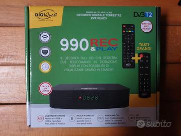 Decoder Digitale Terrestre Digiquest 990 rec&play