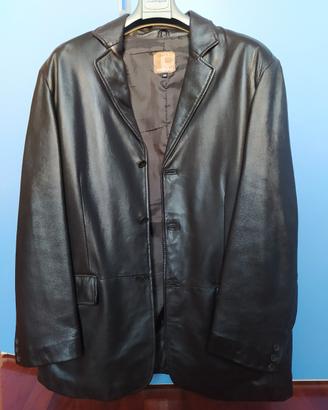 Giacca vintage in pelle uomo