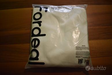 Felpa bianca senza cappuccio