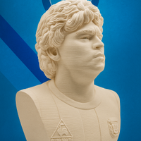 ⚽💙 Busto 3D in PLA – Diego Maradona 💙⚽