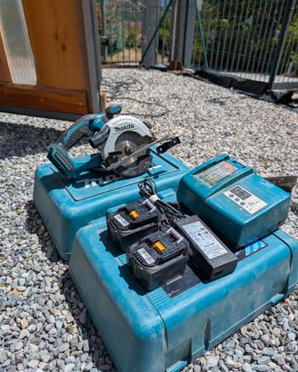Makita Sega circolare 14,4v con valigetta e 2 batt